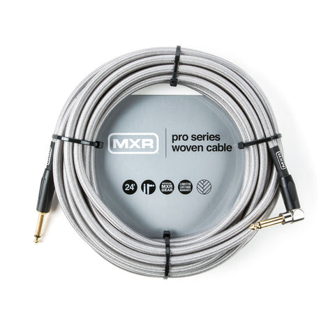 MXR® 24 FT PRO SERIES WOVEN INSTRUMENT CABLE - RIGHT / STRAIGHT