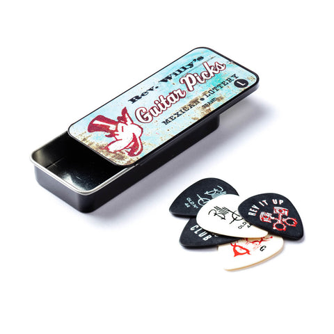 REV WILLY GAUGE PICK TIN