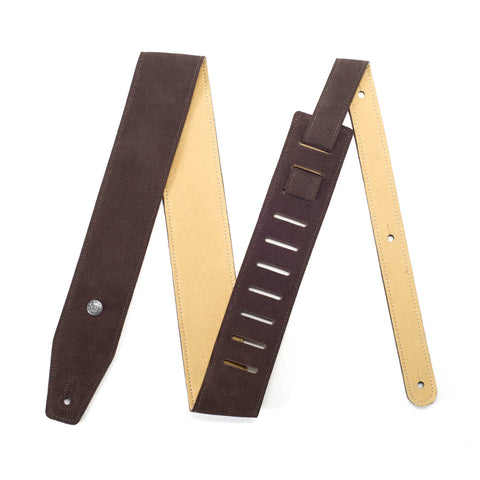 DUNLOP BMF SUEDE MAHOGANY STRAP
