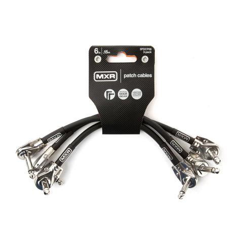 MXR® 6 IN PATCH CABLE 3-PACK