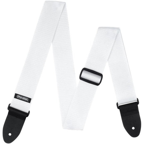 DUNLOP POLY WHITE STRAP