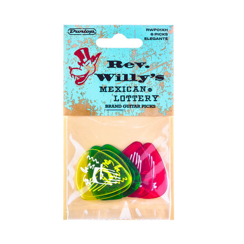 REV. WILLY'S MEXICAN LOTTERY BRAND GUITAR PICKS