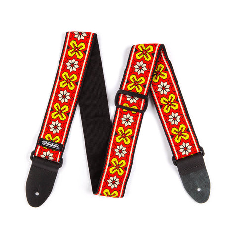 DUNLOP JACQUARD AVALON RED STRAP