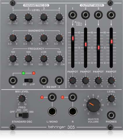 305 EQ/MIXER/OUTPUT