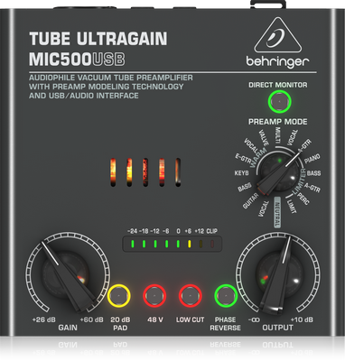 TUBE ULTRAGAIN MIC500USB